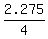 2.275%2F4
