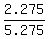 2.275%2F5.275