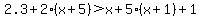 2.3%2B2%28x%2B5%29%3Ex%2B5%28x%2B1%29%2B1