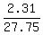 2.31%2F27.75