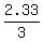 2.33%2F3