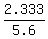2.333%2F5.6