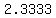2.3333