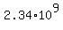 2.34%2A10%5E9