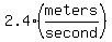 2.4%28meters%2Fsecond%29