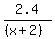 2.4%2F%28%28x%2B2%29%29