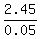 2.45%2F0.05