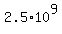 2.5%2A10%5E9
