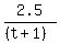 2.5%2F%28%28t%2B1%29%29