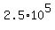 2.5+%2A+10%5E5