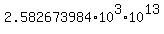 \"2.582673984%2A10%5E3%2A10%5E13\"