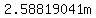 2.58819041m