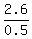 2.6%2F0.5