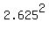 2.625%5E2