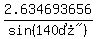 2.634693656%2Fsin%28%22140%B0%22%29