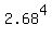 2.68%5E4