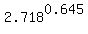 2.718%5E0.645