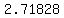 2.71828