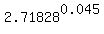 2.71828%5E0.045