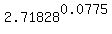 2.71828%5E0.0775