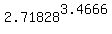 2.71828%5E3.4666