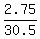 2.75%2F30.5