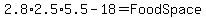 2.8%2A2.5%2A5.5-18=FoodSpace