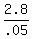 2.8%2F.05