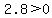 2.8%3E0