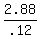 2.88%2F.12