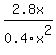 2.8x%2F0.4x%5E2