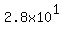 2.8x10%5E1