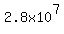 2.8x10%5E7
