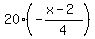 20%2A%28-%28x-2%29%2F4%29