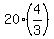 20%2A%284%2F3%29