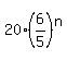 20%2A%286%2F5%29%5En