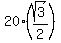 20%2A%28sqrt%283%29%2F2%29