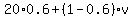 20%2A0.6%2B%281-0.6%29v