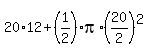 20%2A12%2B%281%2F2%29pi%2A%2820%2F2%29%5E2