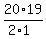 20%2A19%2F%282%2A1%29