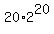 20%2A2%5E20