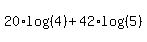 20%2Alog%28%284%29%29%2B42%2Alog%28%285%29%29