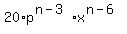 20%2Ap%5E%28n-3%29%2Ax%5E%28n-6%29