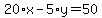 20%2Ax-5%2Ay=50