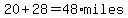 20%2B28=48%2Amiles