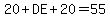 20%2BDE%2B20=55