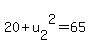 20%2Bu%5B2%5D%5E2=65