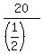 20%2F%28%281%2F2%29%29