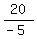 20%2F%28-5%29