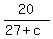 20%2F%2827%2Bc%29